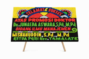 (Custom) Karangan Bunga Ucapan Promosi