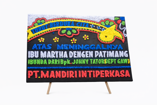 (Custom) Karangan Bunga Belasungkawa