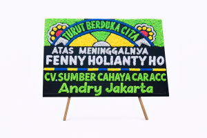 (Custom) Karangan Bunga Belasungkawa
