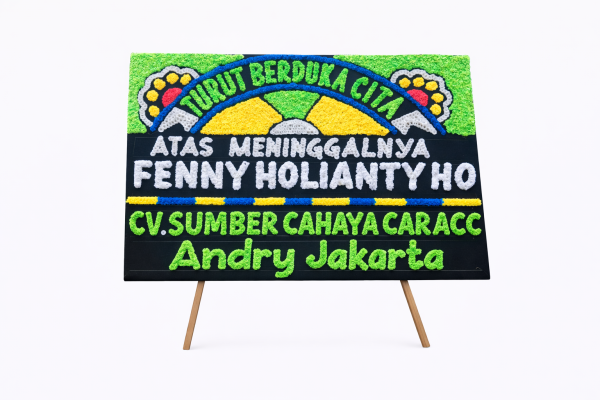 (Custom) Karangan Bunga Belasungkawa