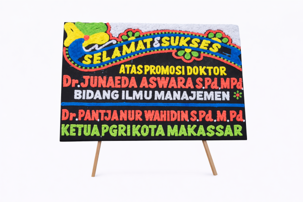 (Custom) Karangan Bunga Ucapan Selamat