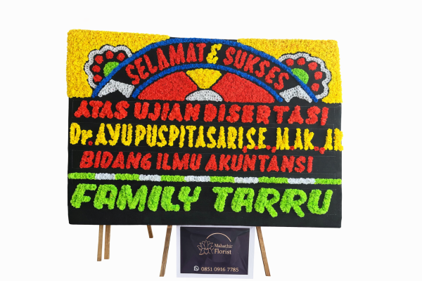 (Custom) Karangan Bunga Ucapan Selamat