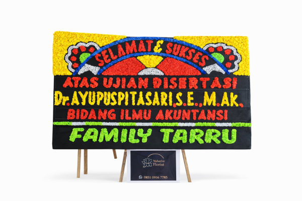 (Custom) Karangan Bunga Ucapan Selamat