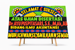 (Custom) Karangan Bunga Ucapan Selamat