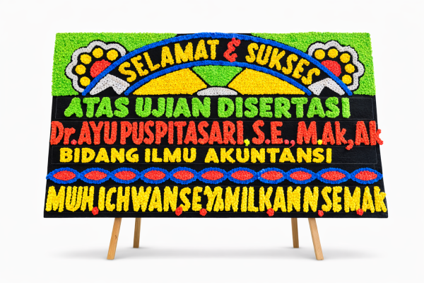 (Custom) Karangan Bunga Ucapan Selamat